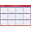 2024-2025 AT-A-GLANCE® Reversible Academic And Regular Year Wall Calendar, 48” x 32”, PM326S28