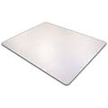 Cleartex Advantagemat Rectangular Chair Mat, PVC, 36" x 48", Clear 1 thumbnail image