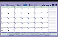 Brownline® Monthly Desk Calendar, 17-3/4" x 10-7/8", January To December 2023, C181700A 1 thumbnail image