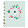 Blue Sky™ Frosted Weekly/Monthly Safety Wirebound Planner, 8-1/2" x 11", Laurel, January To December 2022 1 thumbnail image