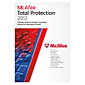 McAfee® Total Protection 2012, For 1 User, Traditional Disc