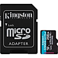 Kingston Canvas Go! Plus SDCG3 256 GB Class 10/UHS-I (U3) microSDXC - 170 MB/s Read - 90 MB/s Write - Lifetime Warranty