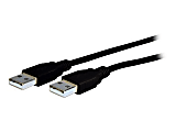 Comprehensive USB 2.0 A to A Cable 15ft - Black