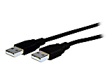 Comprehensive USB 2.0 A to A Cable 15ft - Black 1 thumbnail image