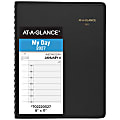 AT-A-GLANCE® 2027 Two Person Daily Appointment Book, Black, Large, 8" x 11" 1 thumbnail image