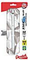 Pentel® EnerGel™ Alloy RT Retractable Gel Ink Pen, Medium Point, Metallic Silver Barrel, Black Ink 1 thumbnail image