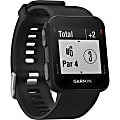 Garmin Approach S10 Golf Watch - Odometer - Calendar, Scorecard, Timer, Clock Display - Distance Traveled - 64 MB - GPS - 2352 Hour - Black - Silicone Band Material - Golf - Water Resistant 1 thumbnail image