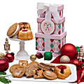 Gourmet Gift Baskets Sweet Blondies And Jam Filled Baked Goods Tower, Multicolor