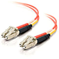C2G-6m LC-LC 50/125 OM2 Duplex Multimode Fiber Optic Cable (Plenum-Rated) - Orange - Fiber Optic for Network Device - LC Male - LC Male - 50/125 - Duplex Multimode - OM2 - Plenum-Rated - 6m - Orange 1 thumbnail image