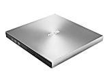 Asus ZenDrive SDRW-08U9M-U DVD-Writer - External - Silver - DVD-RAM/±R/±RW Support - 24x CD Read/24x CD Write/24x CD Rewrite - SDRW08U9MUSILGASP2G 1 thumbnail image