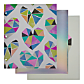 Divoga® 2-Pocket Paper Folder, Shine Bright Collection, Letter Size, Assorted Colors 1 thumbnail image