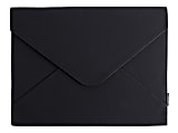 U Brands® Suede Document Holder, 1" Expansion, Letter Size, Black 1 thumbnail image
