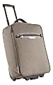 Rolling Carry-On Luggage, 19"H x 13 1/2"W x 8"D, Gray