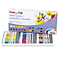 Pentel® Watercolor Paints, 4.05 Oz, Set Of 24 Tubes