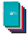 Office Depot® Brand Notebook, 9 1/2" x 6", 2 Subjects, College Ruled, 400 Pages (200 Sheets), Assorted Colors 1 thumbnail image