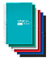 Office Depot® Brand Notebook, 9 1/2" x 6", 2 Subjects, College Ruled, 400 Pages (200 Sheets), Assorted Colors