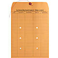 Business Source 2-sided Inter-Department Envelopes, 10" x 13", 28 Lb, Button & String, Kraft, Box Of 100 1 thumbnail image