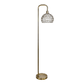 LumiSource Canbel Contemporary Floor Lamp, 61-3/4”H, Gold