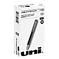 uni-ball® Jetstream™ RT Retractable Ballpoint Pens, Bold Point, 1.0 mm, Black Barrel, Black Ink, Pack Of 12