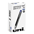 uni-ball® Jetstream™ RT Retractable Ballpoint Pens, Bold Point, 1.0 mm, Black Barrel, Blue Ink, Pack Of 12