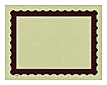 Great Papers! Metallic Border Printed Parchment Certificates, 8 1/2" x 11", Red, Pack of 25