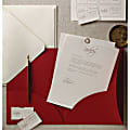 Gartner Studios® CMS Business Kit, 8 1/2" x 11", 67 Lb., Red, Pack Of 20