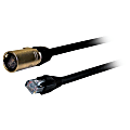 Comprehensive Pro AV/IT CAT6 Shielded Ethercon to RJ45 Heavy Duty Patch Cable - Black 10ft 1 thumbnail image