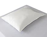 Medline Disposable Tissue/Poly Pillowcases, 21"H x 30"W, White, Pack Of 100