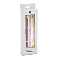 U Brands The Monterey Ballpoint Pens, Medium Point, 1.0 mm, Assorted Barrel Colors, Black Ink, Pack Of 2 Pens 1 thumbnail image