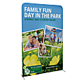 Custom Printed Step & Repeat Double Sided  Stretch Fabric Floor Display Kit, 5' W X 7.5' H 1 thumbnail image