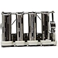 Nadex Coins 4 Barrel Steel Coin Dispenser Money Changer with Belt Clips - Silver 1 thumbnail image