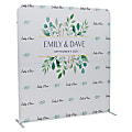 Custom Printed Step & Repeat Double Sided Stretch Fabric Floor Display Kit, 9.5' W X 7.5' H 1 thumbnail image