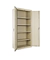 Alera Steel Storage Cabinet, 5-Shelf, Putty