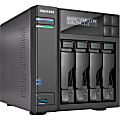 ASUSTOR NAS Server, Intel Core i3 Dual-Core (2 Core), 2GB Memory, AS7004T