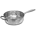 Oster Cuisine Saunders 4.2-Quart Non-Stick Saute Pan, Silver 1 thumbnail image
