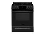 Frigidaire FFEH3054UB - Range - freestanding - niche - width: 30 in - depth: 24 in - height: 36 in - with self-cleaning - black