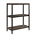 Sauder® North Avenue 30"H 3-Shelf Bookcase, Smoked Oak 1 thumbnail image
