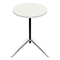 Lorell® Guest Area Round Top Accent Table, White
