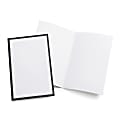 Gartner™ Studios Wedding Programs, Half Fold, 8 1/2" x 11", White With Black Border, Pack Of 50 1 thumbnail image