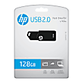 HP v150w USB 2.0 Flash Drive, 128GB, Black, P-FD128HP150-GE