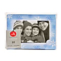 Gartner Studios® Photocards With Evelopes, 5" x 7", Blue Snowflake, Blank Inside, Pack Of 20