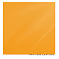Ghent Aria Low Profile Glassboard, Magnetic, 48"H x 48"W, Square, Marigold
