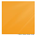 Ghent Aria Low Profile Glassboard, Magnetic, 48"H x 48"W, Square, Marigold 1 thumbnail image