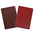 Eccolo Faux-Leather Journal, Brown/Red