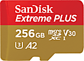 SanDisk Extreme® PLUS microSDXC™ UHS-I card, 256GB