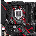 Asus ROG Strix B360-G GAMING Desktop Motherboard - Intel Chipset - Socket H4 LGA-1151 - 64 GB DDR4 SDRAM Maximum RAM - DIMM, UDIMM - 4 x Memory Slots - Gigabit Ethernet - 6 x USB 3.1 Port - HDMI - DVI - 6 x SATA Interfaces 1 thumbnail image