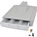 Ergotron SV Primary Storage Drawer, Triple - Gray, White 1 thumbnail image