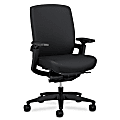 HON® F3™ Ergonomic Mid-Back Fabric Chair, 41 3/4"H x 26 3/4"W x 35 1/2"D, Black Frame, Black Fabric 1 thumbnail image