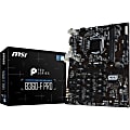 MSI B360-F PRO Desktop Motherboard - Intel Chipset - Socket H4 LGA-1151 - 32 GB DDR4 SDRAM Maximum RAM - DIMM, UDIMM - 2 x Memory Slots - Gigabit Ethernet - 2 x USB 3.1 Port - HDMI - DVI - 4 x SATA Interfaces 1 thumbnail image