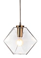 Zuo Modern Jenny Ceiling Lamp, 9-13/16"W, Brass